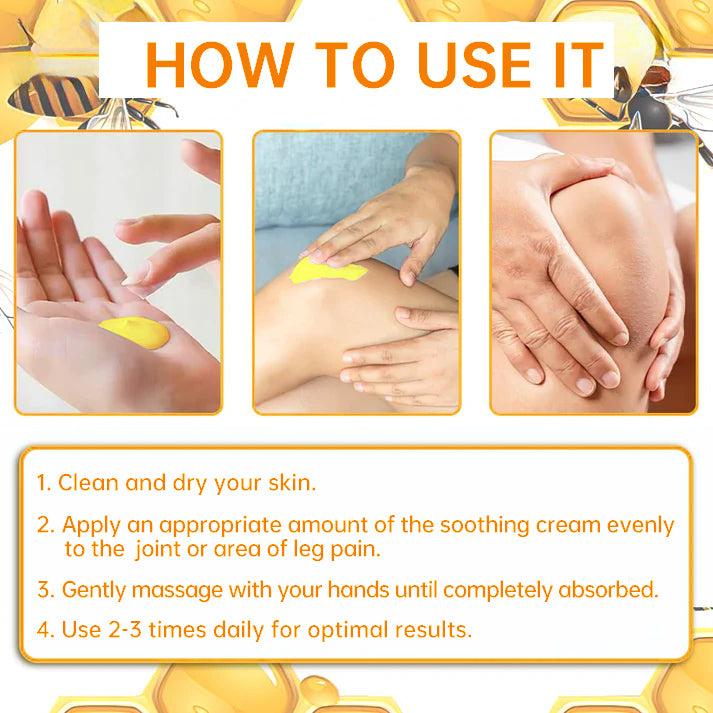 Bee Venom Joint and Bone Pain Relief Cream