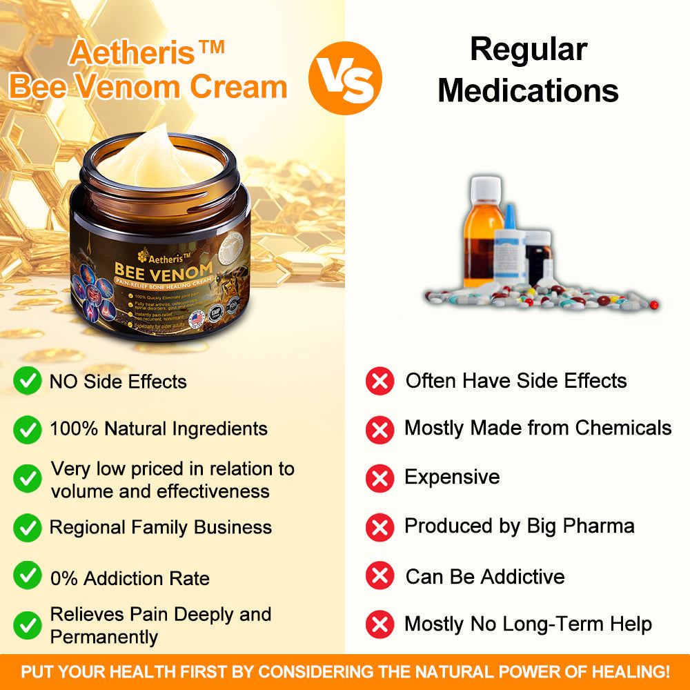 Bee Venom Arthritis Therapy Cream(Specially for older adults & AAOS recommends)🔥𝑳𝒂𝒔𝒕 𝒅𝒂𝒚 𝒑𝒓𝒐𝒎𝒐𝒕𝒊𝒐𝒏 7𝟎% 𝒐𝒇𝒇