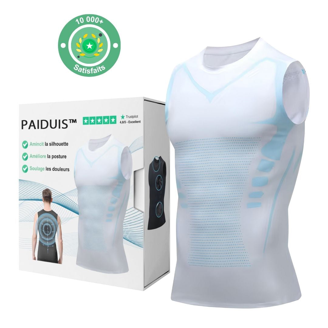 [2025 New Upgrade🔝]👑 PAIDUIS® Men's Ion Compression Shape Vest 4.0 (Limited Lime Offer 🔥 Last Day)