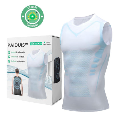 [2025 New Upgrade🔝]👑 PAIDUIS® Men's Ion Compression Shape Vest 4.0 (Limited Lime Offer 🔥 Last Day)