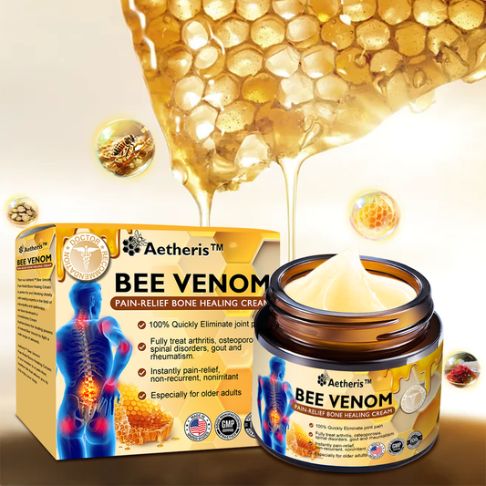 Official Store: Aetheris™ Bee Venom Instant Ultra Strength Pain Relief Therapy Cream-(Provides pain eliminate for Arthritis, Muscle, Back Pain, Knees, Back, Shoulders, Hips, Wrists, Hands)