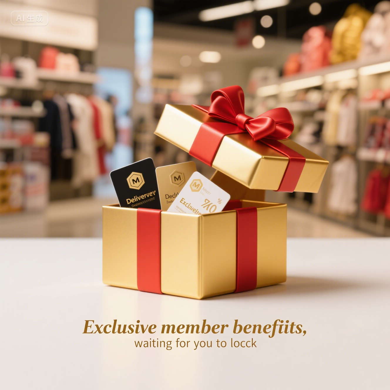 Exclusive member benefits, waiting for you to unlock.