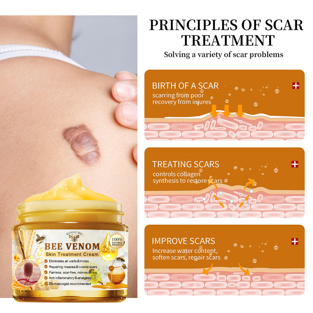 Bee Venom Skin Treatment Cream (👨‍⚕Suitable for all skin types - Last 30 mins 80% off)