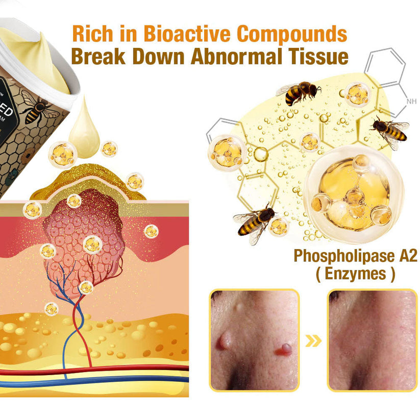 Advanced Bee Venom Skin Cream👨‍⚕️🌿(🔥𝑳𝒂𝒔𝒕 𝒅𝒂𝒚 𝒑𝒓𝒐𝒎𝒐𝒕𝒊𝒐𝒏 8𝟎% 𝒐𝒇𝒇)