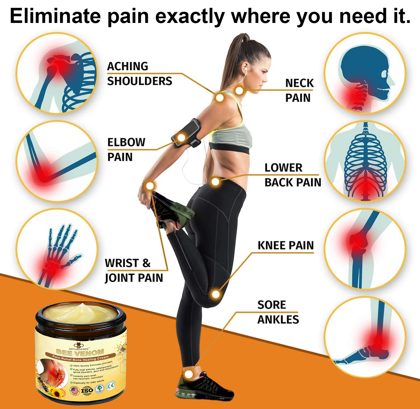 Bee-Venom Pain Relief Bone Healing Cream