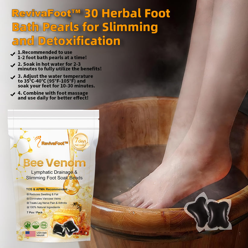 Bee Venom Lymphatic Drainage & Slimming Foot SoakBeads 70% OFF