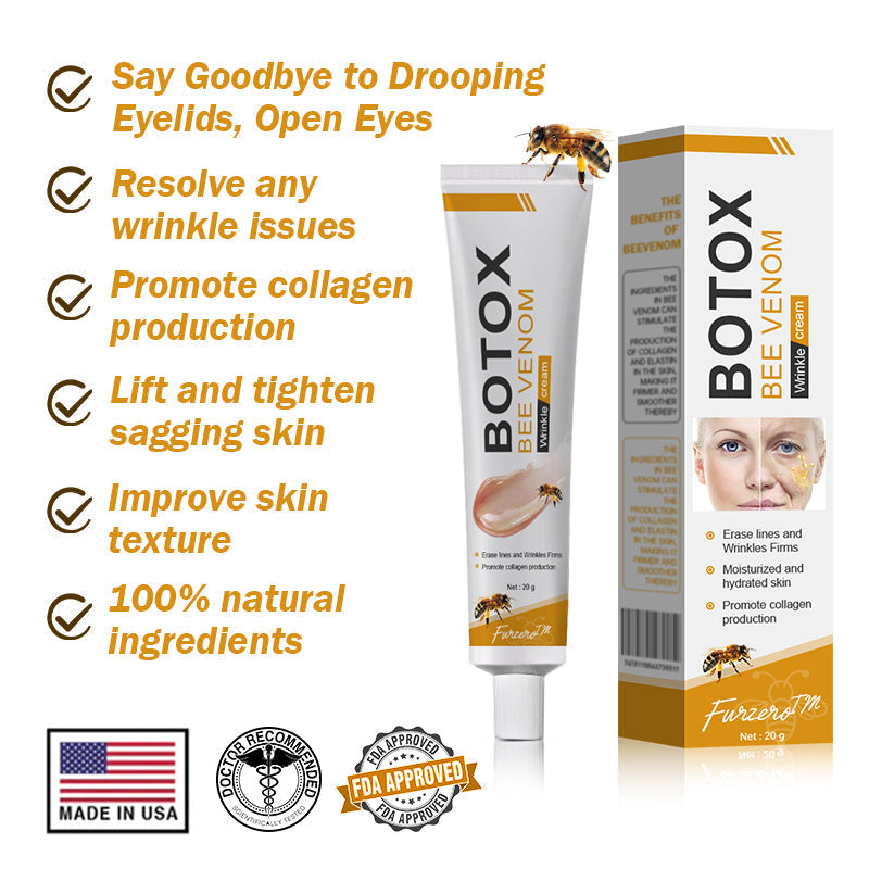 Last Day Promotion 80% OFF - ✨Furzero™ Botox Bee Venom Wrinkle Removal Cream