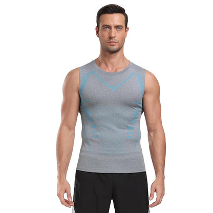 [2025 New Upgrade🔝]👑 PAIDUIS® Men's Ion Compression Shape Vest 4.0 (Limited Lime Offer 🔥 Last Day)