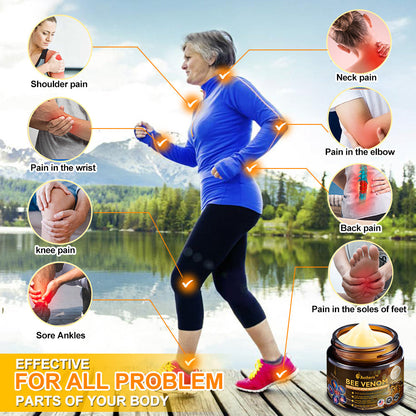 Bee Venom Arthritis Therapy Cream(Specially for older adults & AAOS recommends)🔥𝑳𝒂𝒔𝒕 𝒅𝒂𝒚 𝒑𝒓𝒐𝒎𝒐𝒕𝒊𝒐𝒏 7𝟎% 𝒐𝒇𝒇
