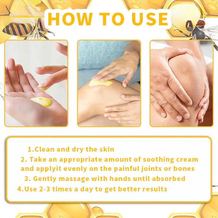 Bee-Venom Pain Relief Bone Healing Cream 🐝(Specially for older adults & AA0S recommends)