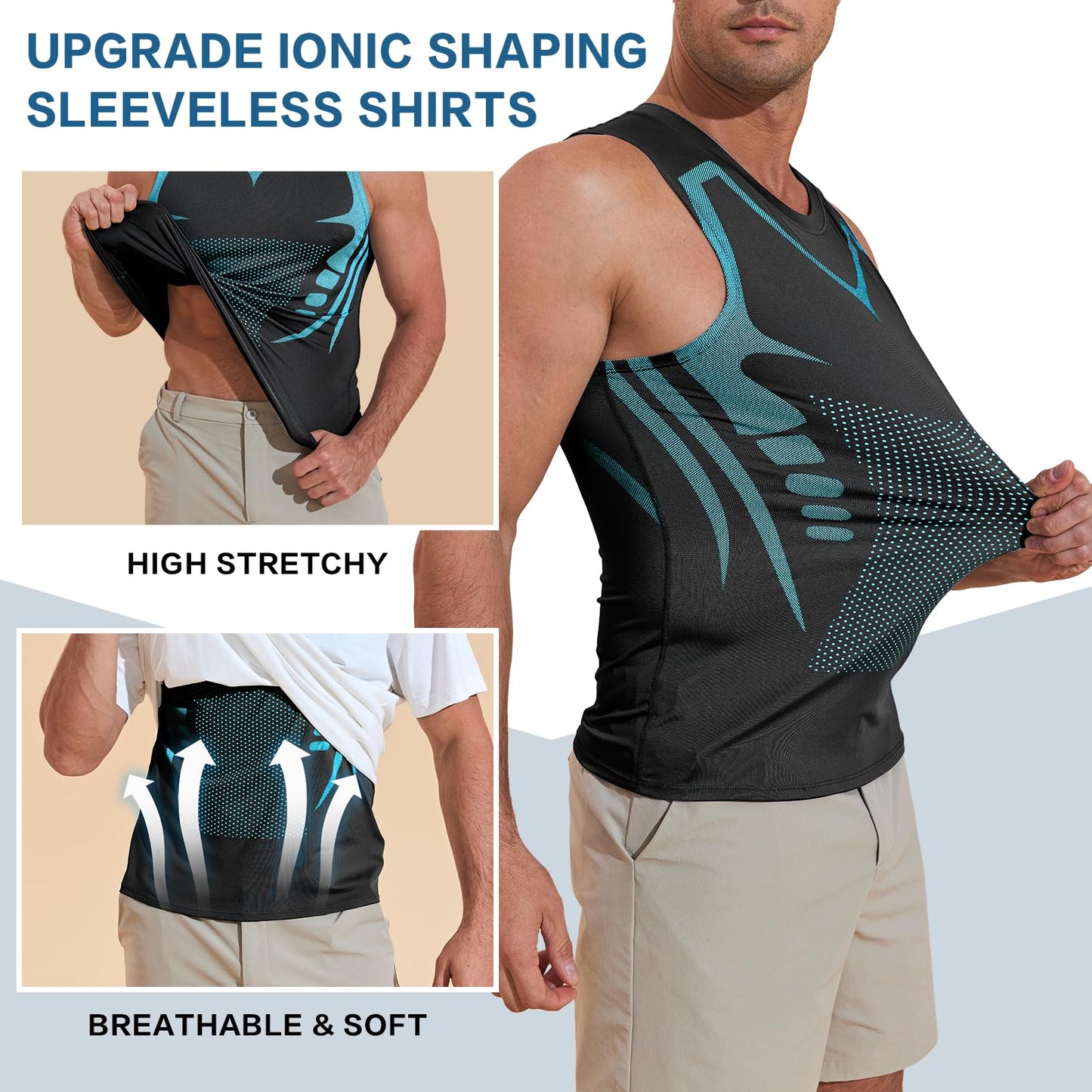 Men's Ion Compression Shape Vest 4.0 (Limited Lime Offer 🔥 Last Day)