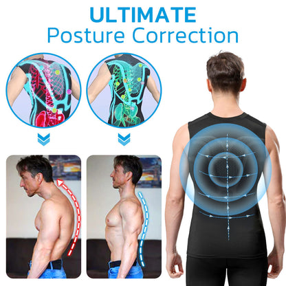 [2025 New Upgrade🔝]👑 PAIDUIS® Men's Ion Compression Shape Vest 4.0 (Limited Lime Offer 🔥 Last Day)