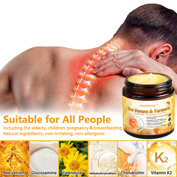 Bee Venom & Turmeric Arthritis Therapy Cream 👩‍🔬Specializing in orthopedic conditions and joint pain